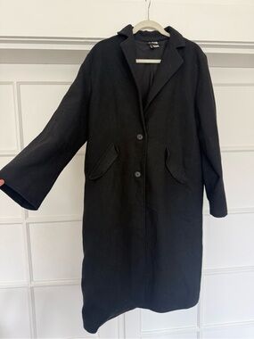 long black coat size M